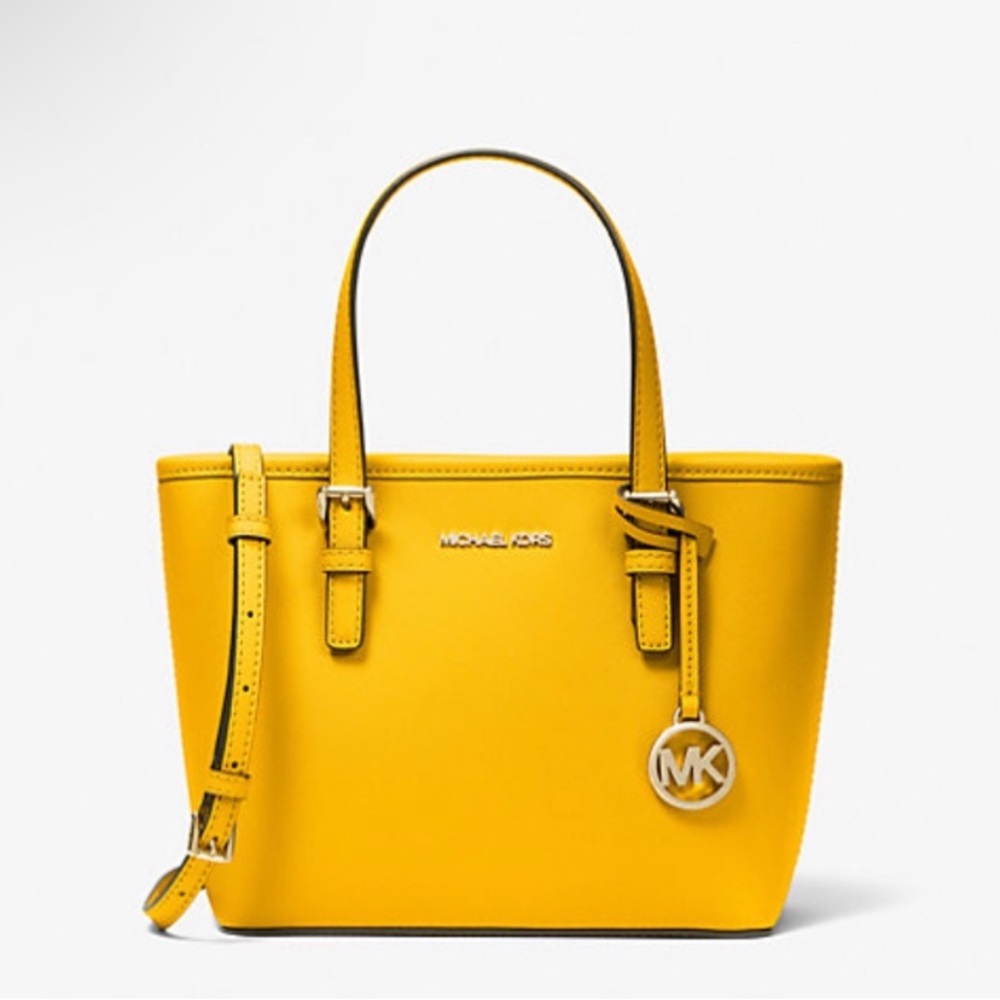 Michael Kors Yellow Tote Bag